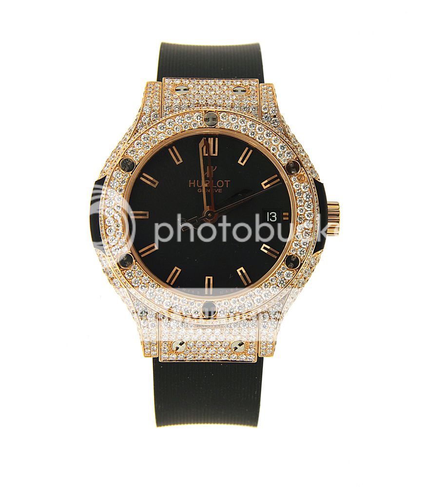 有关以下物品的详细资料: hublot classic fusion - red gold with